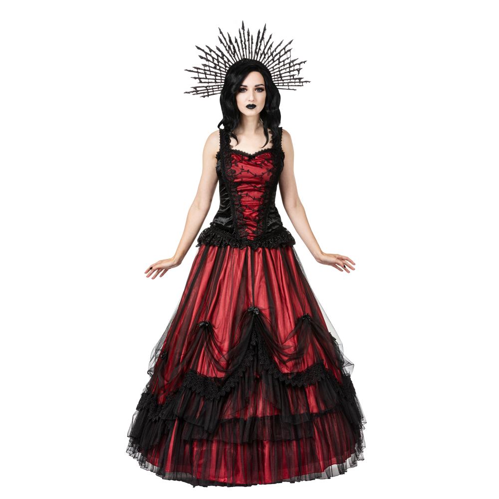 Sinister - 1213 Lange rok - Bordeaux rood